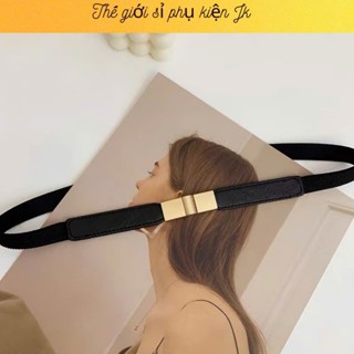  Thắt Lưng Da Phối Chun Co Giãn Có Móc Khoác Dành Cho Nữ_Thế Giới Sỉ Phụ Kiện JK 21pu  