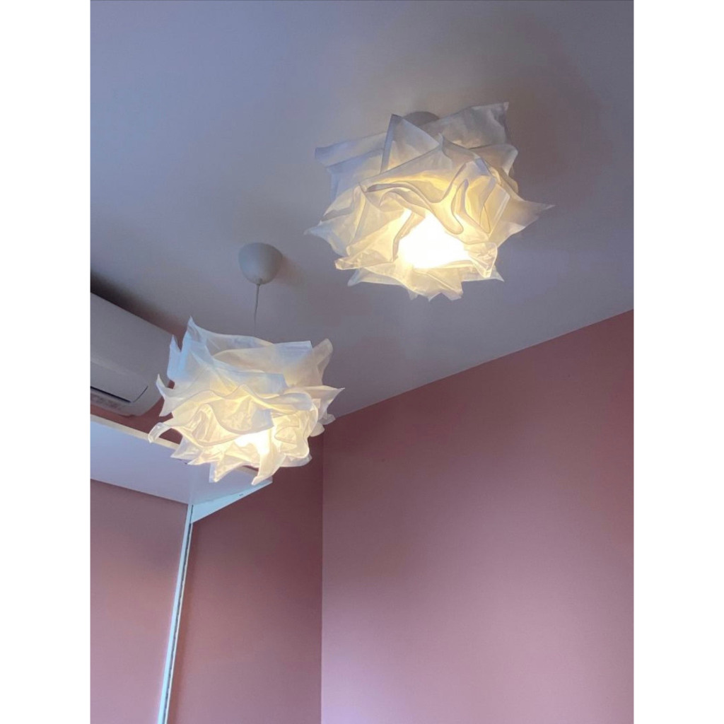 Đèn thả trần, đèn bàn ăn, đèn ngủ, đèn phòng khách KRUSNING bồng bềnh đường kính 43 cm