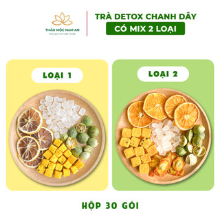 Trà Detox Chanh Dây Triệu Lộ Tư (Hộp 30 Gói) Đẹp Da, Thanh Nhiệt, Mát Gan, Giải Nhiệt Cơ Thể