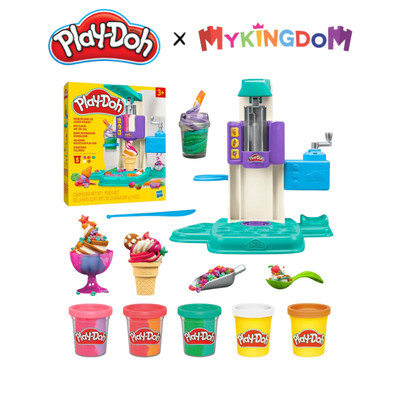 Đồ Chơi Bột Nặn Nhà Máy Kem Cầu Vòng Playdoh G0028