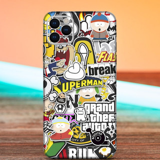 Skin dán điện thoại mẫu Stickerbomb (Đã cắt sẵn cho iPhone, Samsung, Oppo, Pixel, Huawei, LG, OnePlus, Realme, Xiaomi..)