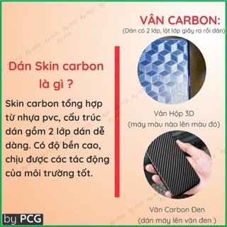 Miếng dán mặt lưng Skin carbon Google Pixel 6 / Pixel 6 Pro
