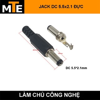 Jack nguồn DC loại 5.5×2.1mm jack đực DC-005