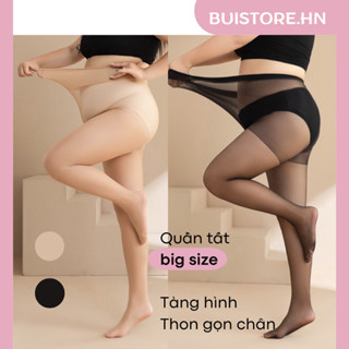[Hỏa tốc Hà Nội] Quần tất big size Quần tất bầu tất da che khuyết điểm chân co dãn bigsize B48