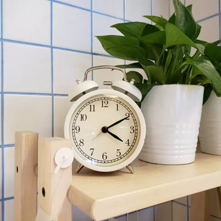 Đồng hồ báo thức để bàn DEKAD đen, trắng chính hãng