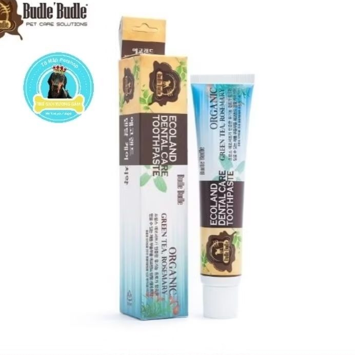 KEM ĐÁNH RĂNG BUDLE 'BUDLE HỮU CƠ ECOLAND TOOTHPASTE CHO CHÓ