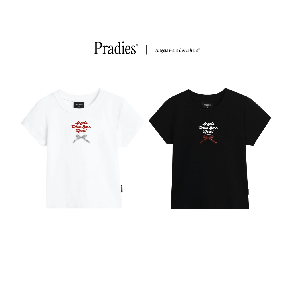 Áo Thun Nữ Baby Tee PRADIES Bow