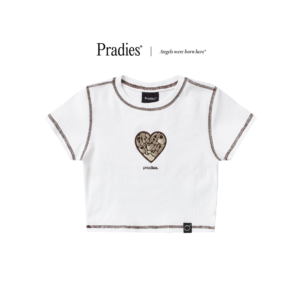 Áo Croptop Form Ôm PRADIES Central Love