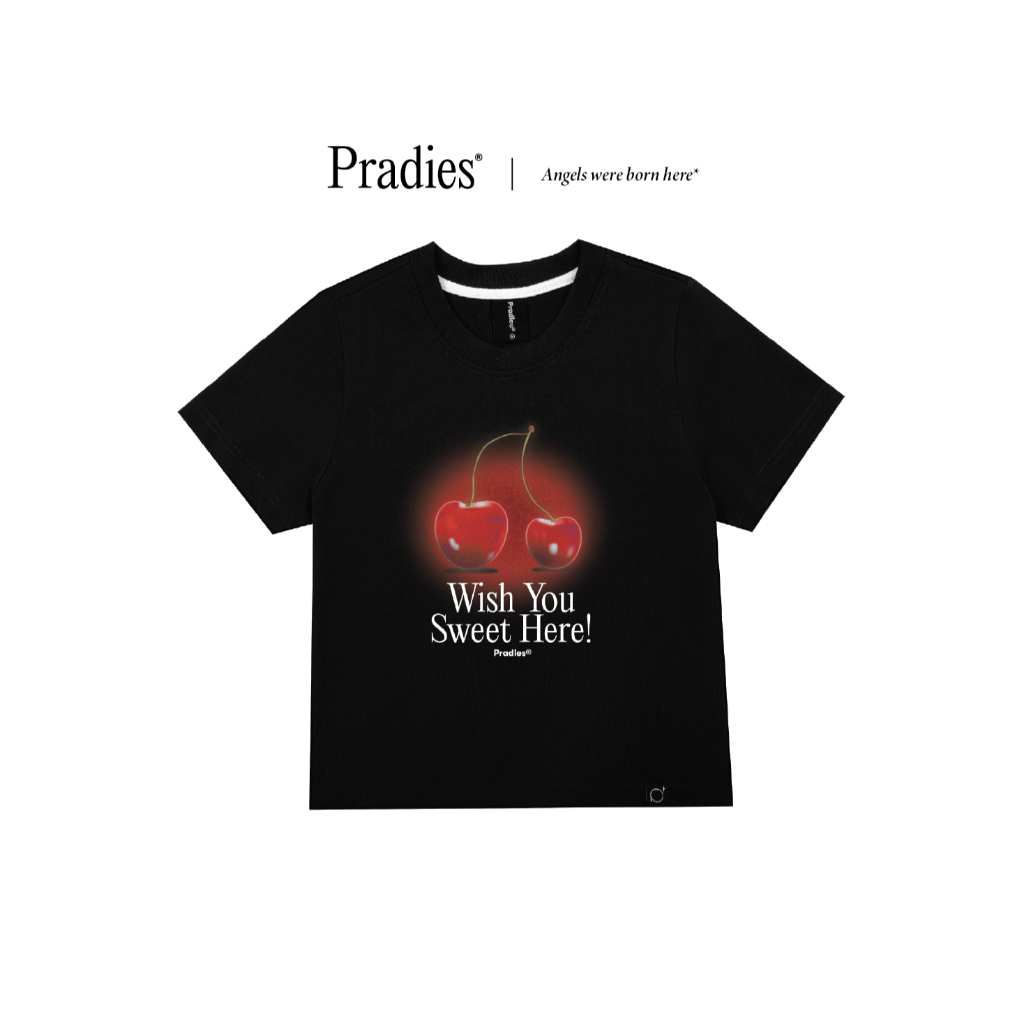 Áo Thun Nữ Baby Tee PRADIES Cherries