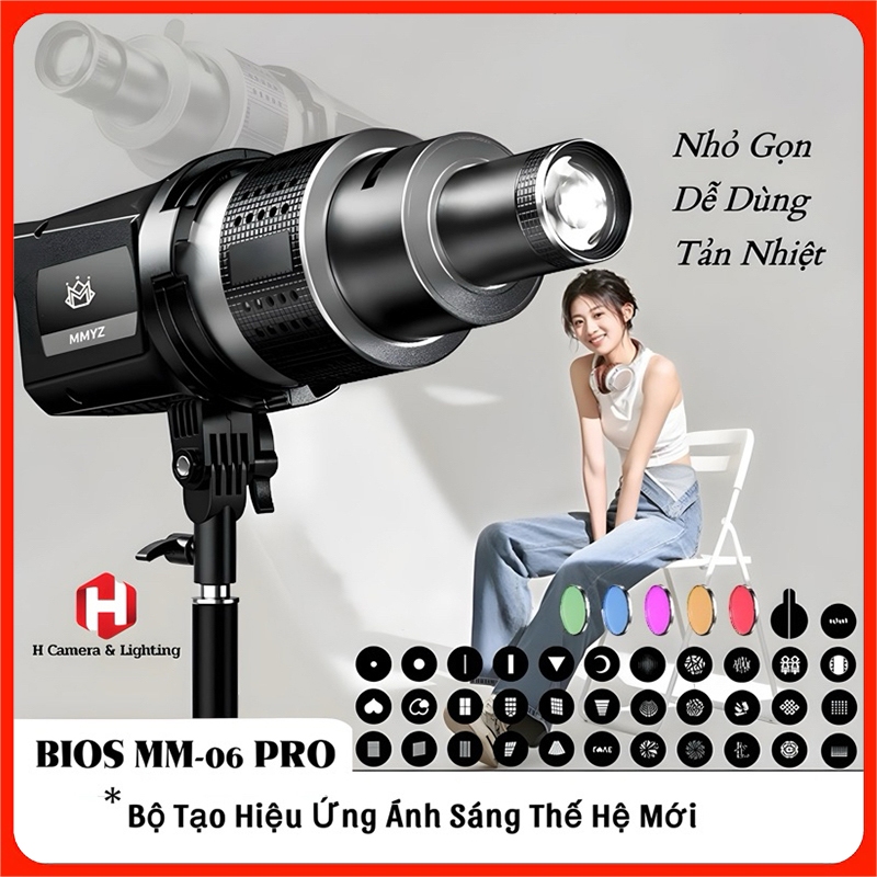 [Bản Chính Thức] Snoot Optical BiOS MM 06 Pro Đầu Tạo Hiệu Ứng  BẢN 35 MIẾNG TẠO HIỆU ỨNG VÀ 5 Gel Màu