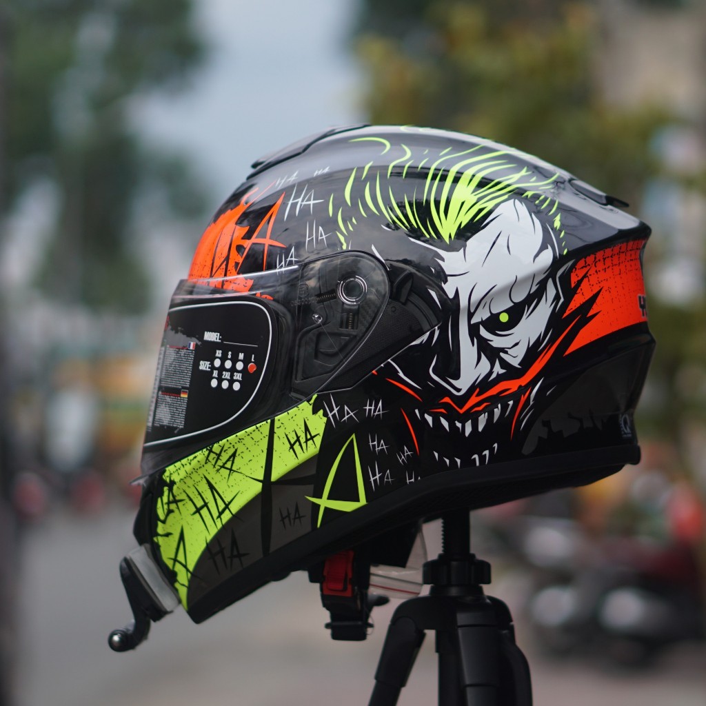 Bộ phụ kiện gắn camera lên mũ bảo hiểm fullface Yohe 981 - Mount gắn camera hành trình Gopro lên cằm