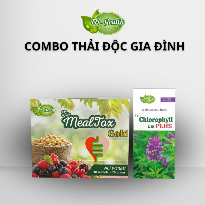 Bộ combo mini thải độc, giảm cân, giảm mỡ bụng TH HEALTH