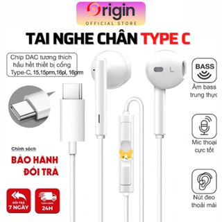 Tai nghe Type C dành cho 16 pro max, 15prm và Samsung Xiaimi Oppo cổng type C C nghe gọi đầy đủ bass hay nghe nhạc