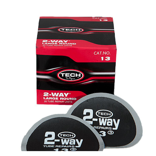 Hộp 20 miếng vá săm ô tô, xe máy Tech 13 (Tròn, 80mm)