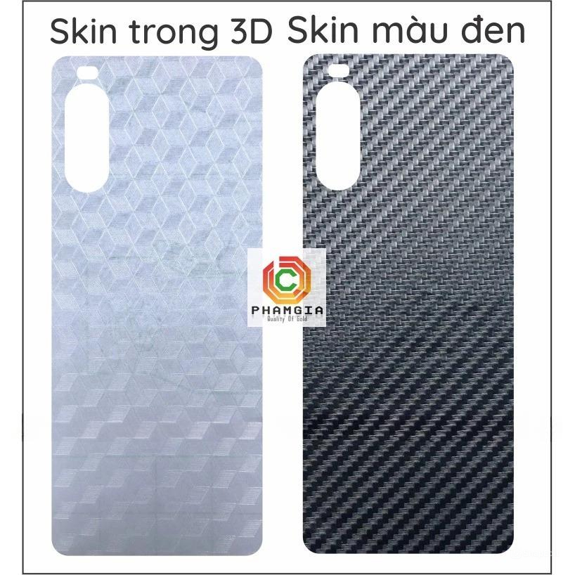 Miếng dán carbon mặt lưng Sony Xperia 10 ii