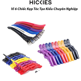  Set 6 Kẹp Tóc Tạo Kiểu Chuyên Nghiệp Bằng Nhựa Thiết Kế Giúp Làm Phồng Chân Tóc - HICKIES 