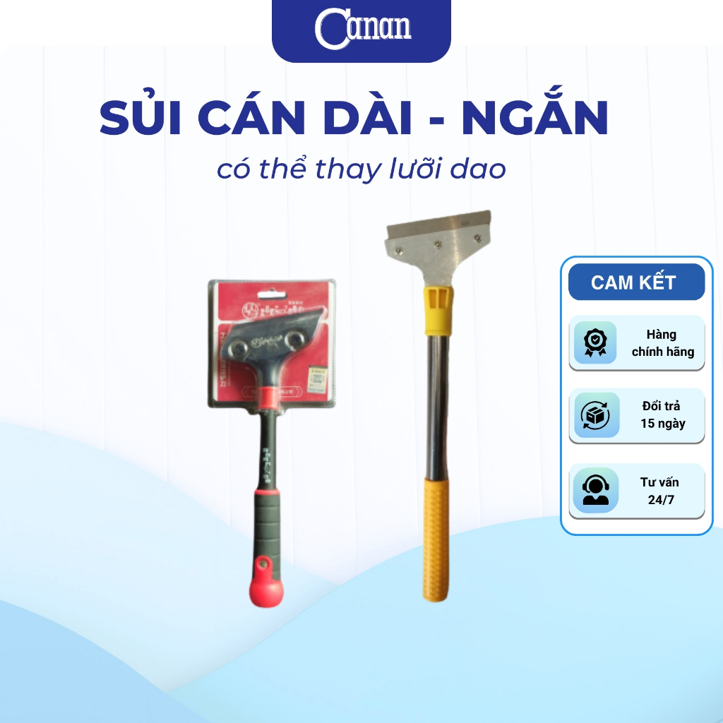 Cây sủi cán dài, sủi cán ngắn chất lượng cao, có thể thay lưỡi dao