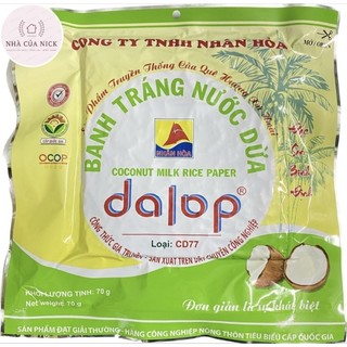  Bánh tráng DALOP nước dừa  Bình Định 20 gói  