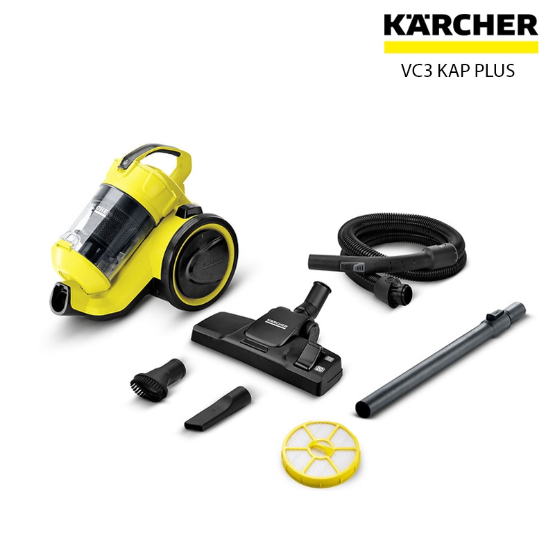 MÁY HÚT BỤI GIA ĐÌNH KARCHER VC3 PLUS KAP (KHÔNG TÚI LỌC)