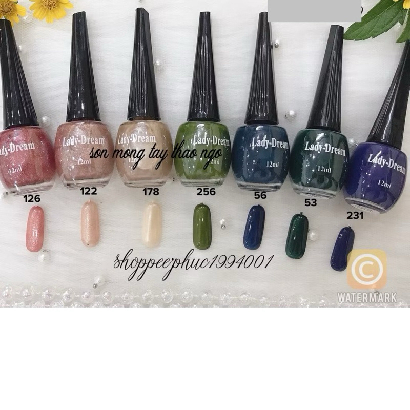 Sơn mong tay ladydream 12ml (sơn thường)