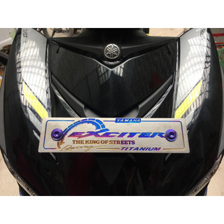 BẢNG TÊN TITANIUM 1LI CHO XE MÁY