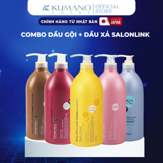 Dầu Gội, Xả Siêu Dưỡng Salon Link Extra Chuyên Dùng Cho Tóc Khô Hư Tổn, Uốn, Nhuộm Nhật Bản 1000ml/Chai