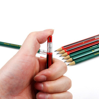 3 bút chì bấm ngòi to - Nét đậm, ngòi to, có gọt nhỏ xinh ngay trên đầu