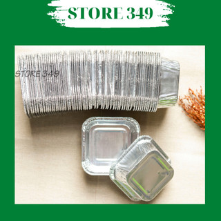 Chén Giấy Bạc Vuông 100 - 200 Cái