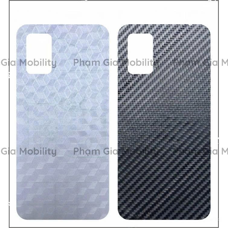 Miếng dán mặt lưng skin carbon Samsung A03s
