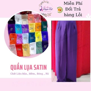 Quần Áo Dài  May Đo < PHI BÓNG / SATIN / TẰM Ý/LỤA MỊN> May Theo Số Đo