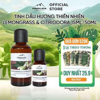 Tinh dầu Himalaya hương thiên nhiên Lemongrass & Citriodora 15ml/50ml
