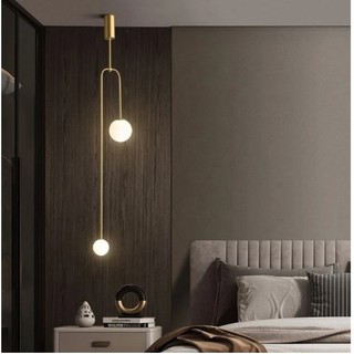 Đèn thả decor 2 bóng phong cách Bắc Âu