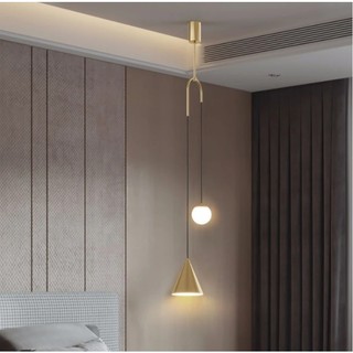 Đèn thả decor 2 bóng phong cách Bắc Âu