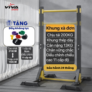 Khung xà đơn CS002 điều chỉnh chiều cao 150~215cm/ thép hộp 4*4cm dày 1.2mm - 14KG