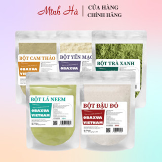  Bột đắp mặt nạ thiên nhiên Obaxua các loại 75 250 500g hỗ trợ làm trắng da giảm mụn làm dịu da 