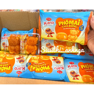 Bánh Karo Phô Mai Chà Bông Hình Gấu Richy 48g/ 192g Date 45 Ngày