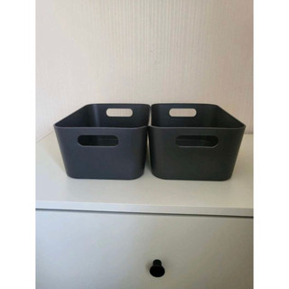 Giỏ đựng đồ đa năng, sắp xếp ngăn tủ UPPDATERA / VARIERA trắng, đen