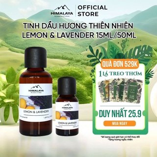 Tinh dầu Himalaya hương thiên nhiên Lemon & Lavender 15ml/50ml
