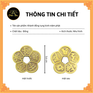 Combo 3 đồng tiền hoa mai chiêu lộc
