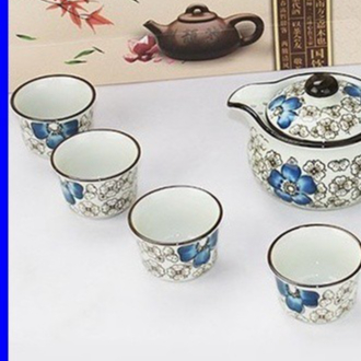 Combo 2 Bộ ấm trà kiểu Nhật (hoa đào)