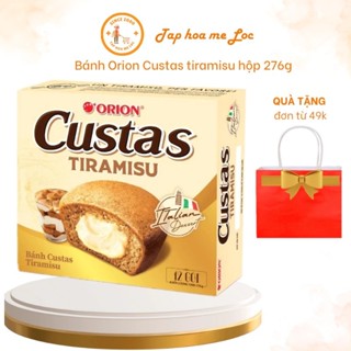 Hộp 12 Bánh kem trứng Custas Tiramisu Orion