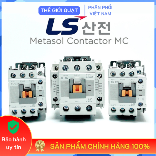 [HỎA TỐC] Khởi động từ (Contactor) LS MC 220V 9A-12A-18A-22A-32A-40A-50A-65A