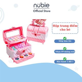 Nubie Hộp Trang Điểm Cho Bé Gái, Đồ Chơi Makeup Cao Cấp, Dễ Làm Sạch, An Toàn Cho Bé-Quà Tặng Cho Bé