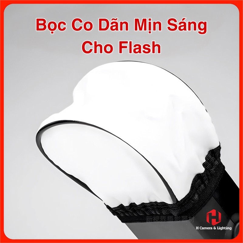 Bọc Co Dãn Mịn Sáng Cho Flash, Flash Softbox