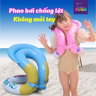 [Tặng bơm] Phao Bơi chống lật trẻ em - KHÔNG MỎI TAY - Cho trẻ từ 3-14 tuổi