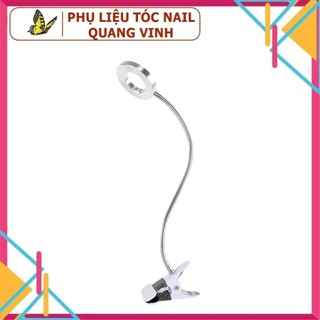 Đèn kẹp bàn nối mi làm nail (tặng 1 củ nguồn cắm 5V)