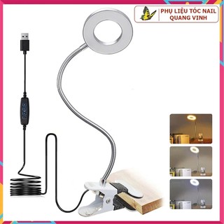 Đèn kẹp bàn nối mi làm nail (tặng 1 củ nguồn cắm 5V)
