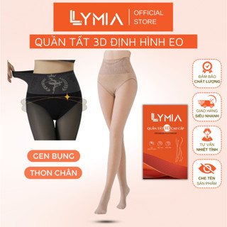  Quần Tất Nữ  LYMIA Định Hình 3D Siêu Thon Dáng Cạp Cao Gen Bụng Siêu Ấm Thon Gọn Chân Giữ Ấm QT24 