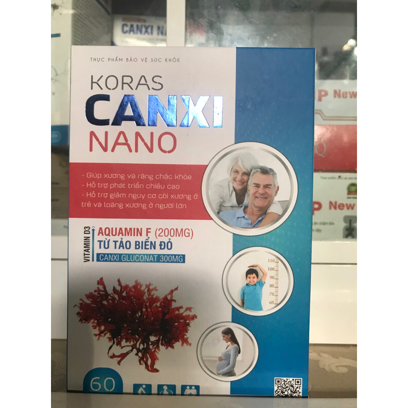 (Mua 5 tặng 1) Koras Canxi Nano AquaminF bổ sung Canxi cho mọi lứa tuổi