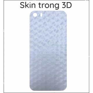Miếng dán Skin Carbon iPhone 5/ 5s/ 5c dành cho mặt lưng, cạnh viền cao cấp chống trầy xước